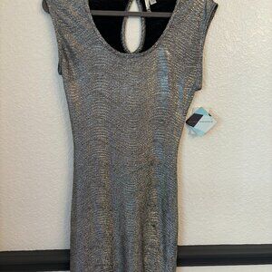Silver Shimmery/Vintage Charm Dress, Degreer, Size XS